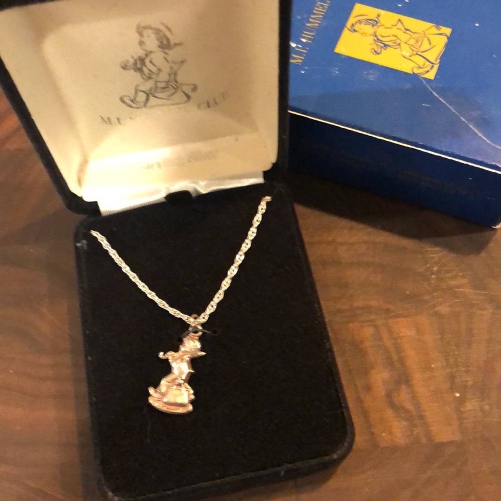 Vintage MI Hummel Club Sterling Necklace